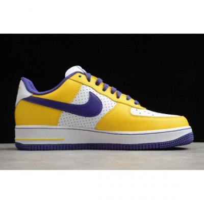 Nike Erkek Air Force 1 Low Sarı / Mor Kaykay Ayakkabı Türkiye - VV25L1VI